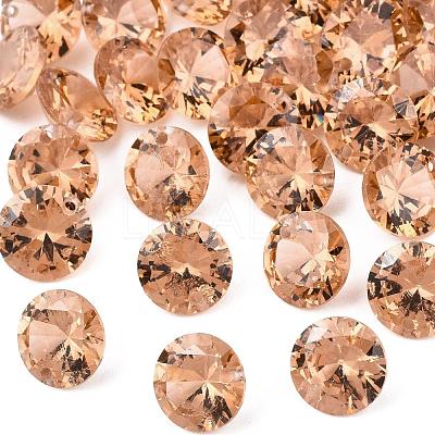 Cubic Zirconia Charms ZIRC-N033-A-06-1