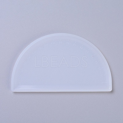 DIY Semicircle Ruler Silicone Molds DIY-G010-69-1