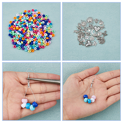 DIY Earring Making Kits DIY-FH0006-43-1