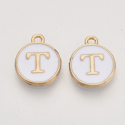 Golden Plated Alloy Charms X-ENAM-S118-01T-1
