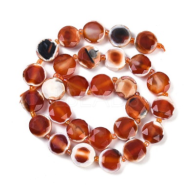 Natural Fire Crackle Agate Beads Strands G-NH0004-050-1