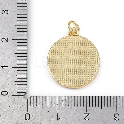 Brass Enamel Pendants KK-C114-23G-02-1