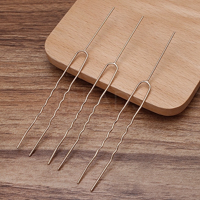 Brass Hair Fork Findings OHAR-PW0001-100KCG-1