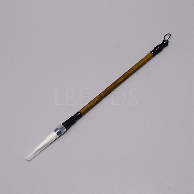 Wooden Chinese Calligraphy Drawing Brush Pen TOOL-WH0132-70C-1