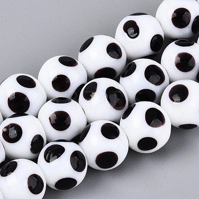 Handmade Lampwork Beads Strands LAMP-N037-02F-1