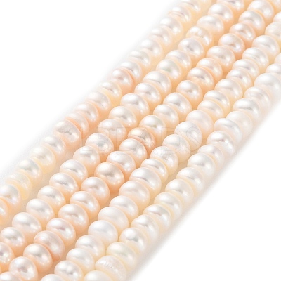 Natural Cultured Freshwater Pearl Beads Strands PEAR-I007-02E-02B-1