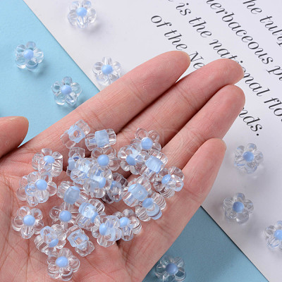 Transparent Acrylic Beads TACR-S152-06A-SS2113-1