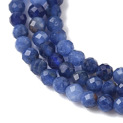 Natural Sodalite Beads Strands G-D306-A01-2mm-B-1