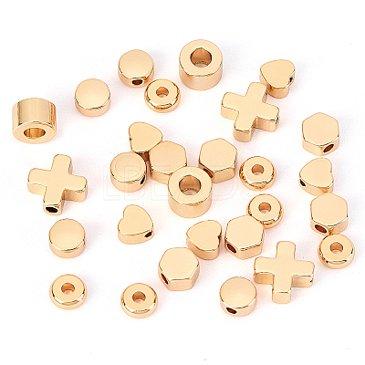 Brass Beads KK-BC0005-38G-1