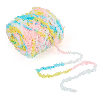 Segment Dyed Super Bulky Polyester Yarn YCOR-TADJ0001-05E-1