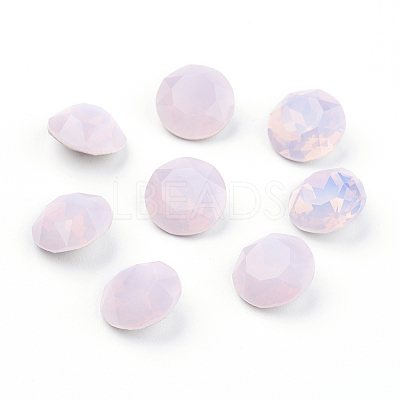 Pointed Back & Back Plated K9 Glass Rhinestone Cabochons RGLA-J012-8mm-395-1