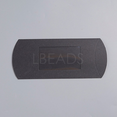 Kraft Paper Pillow Candy Box CON-WH0070-97B-01-1
