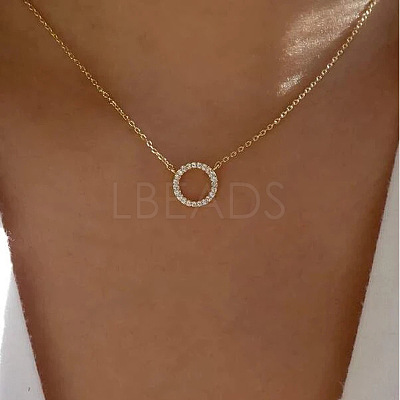 Alloy Pendant Layered Chain Necklaces for Women WGC39CD-24-1