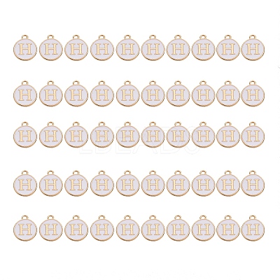Golden Plated Alloy Charms ENAM-SZ0001-25A-H-1