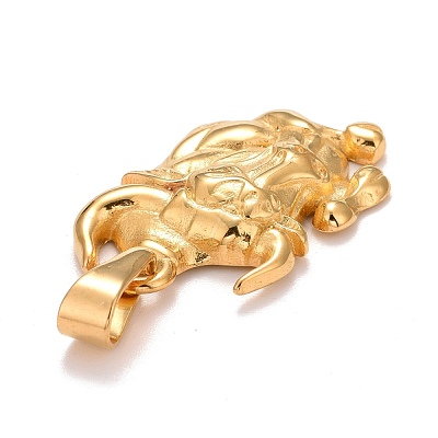 Ion Plating(IP) 304 Stainless Steel Pendants X-STAS-D165-14G-11-1