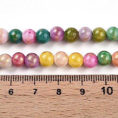 Natural Mashan Jade Beads Strands G-A255-A01-02C-1