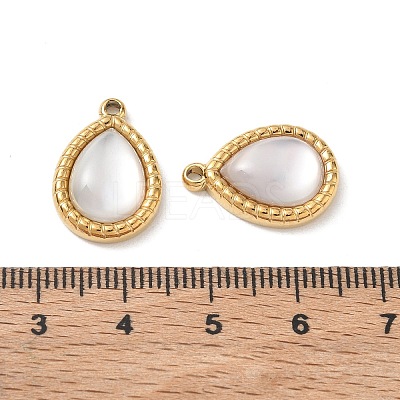 Natural Freshwater Shell Pendants SA-CBA11D7-15A-G-1