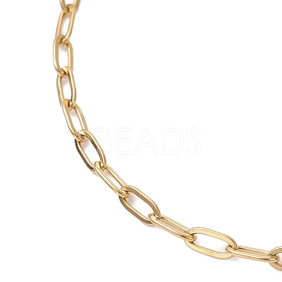 2.5MM 304 Stainless Steel Paperclip Chain Bracelet Making AJEW-JB01403-1