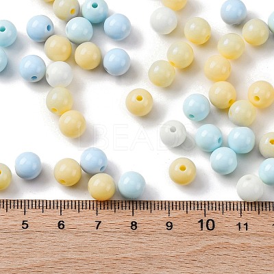Opaque Acrylic Beads SACR-Q004-02G-1