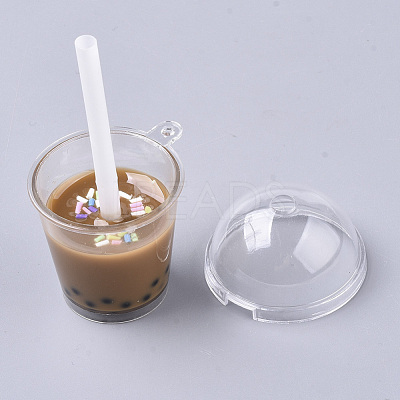 Openable Acrylic Bottle Big Pendants X-CRES-T018-001A-1