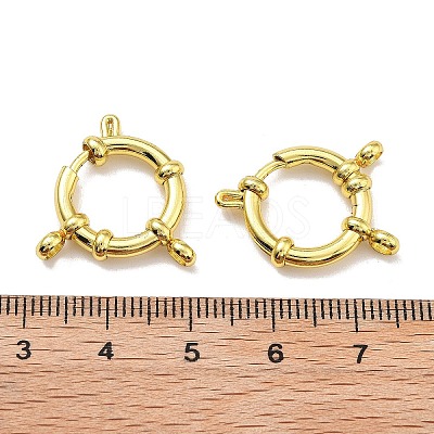 Ion Plating(IP) Stainless Steel Spring Ring Clasps X-STAS-G347-17C-G-1