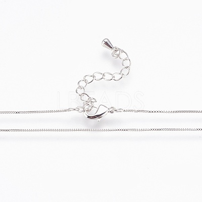 Brass Chain Necklaces X-NJEW-P222-05P-1