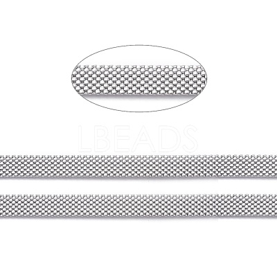 Tarnish Resistant 304 Stainless Steel Mesh Chains/Network Chains CHS-P011-11P-1