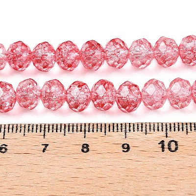 Transparent Glass Beads Strands GLAA-T023-8mm-A13-1