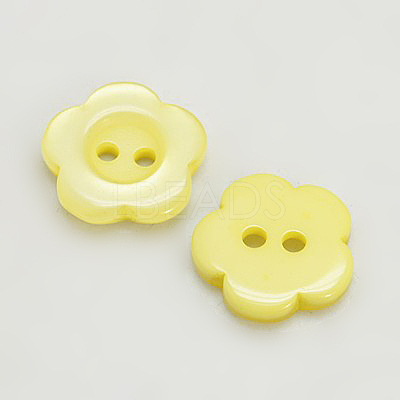Resin Buttons RESI-D031-12mm-07-1