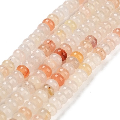Natural Golden Silk Jade Beads Strands G-D481-21-1