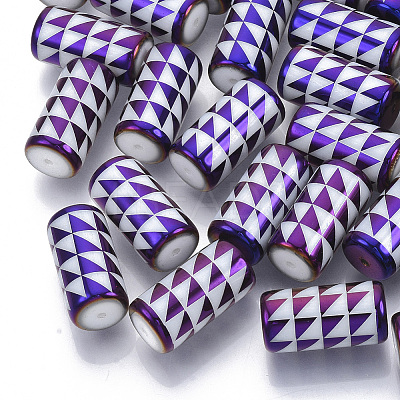 Electroplate Glass Beads EGLA-N003-05-M-1
