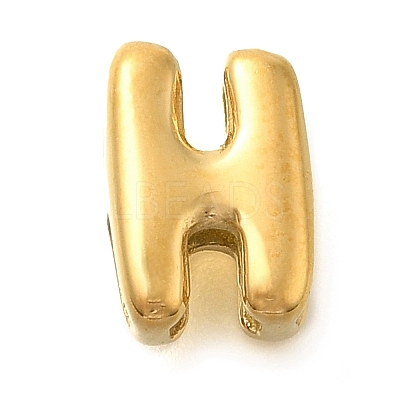 Ion Plating(IP) 304 Stainless Steel Slide Charms STAS-B075-37G-H-1