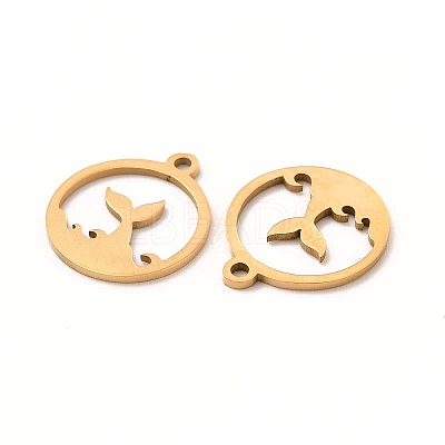 201 Stainless Steel Pendants STAS-E188-07G-1