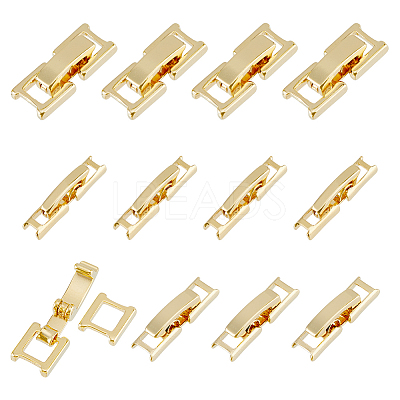12Pcs 3 Styles Eco-Friendly Brass Watch Band Clasps KK-DC0003-98-1