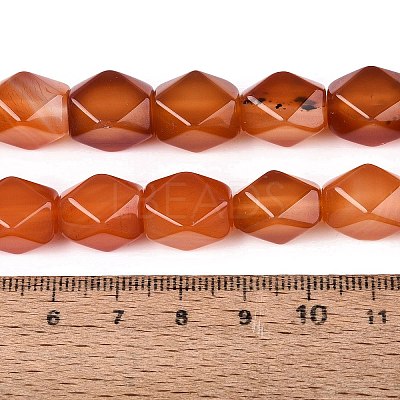 Natural Red Agate Beads Strands GG-N361-06A-02-1
