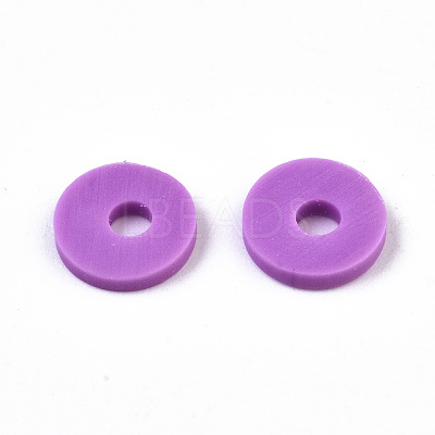 Handmade Polymer Clay Beads X-CLAY-Q251-6.0mm-112-1