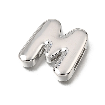 Brass Slide Charms KK-Z163-01P-M-1