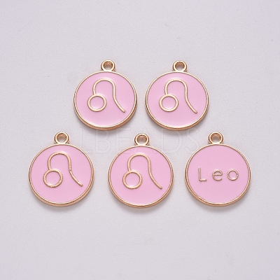 Alloy Enamel Pendants LS-X-ENAM-S124-01B-09G-1