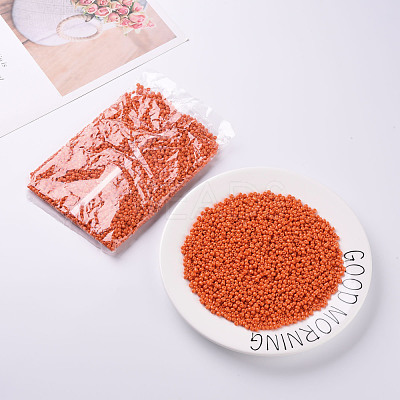 Baking Paint Glass Seed Beads SEED-S002-K4-1