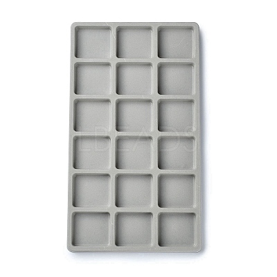 18 Grids Flocking PE Bead Design Boards ODIS-YW0001-04-1