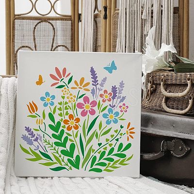 Plastic Reusable Drawing Painting Stencils Templates DIY-WH0172-465-1