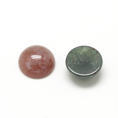 Natural Indian Agate Cabochons G-R416-12mm-14-1