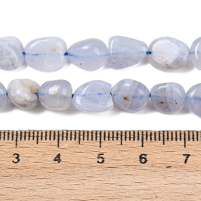 Nautral Blue Lace Agate Beads Strands G-H330-A01-1