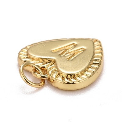 Rack Plating Real 18K Gold Plated Brass Pendants KK-E260-01G-W-1