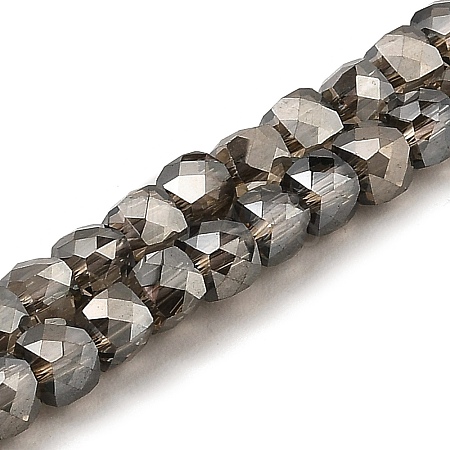 Electroplate Transparent Glass Beads Strands GLAA-C029-03A-05-1