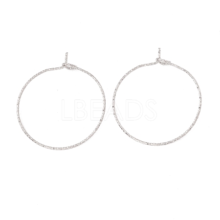 316 Surgical Stainless Steel Hoop Earrings Findings STAS-D183-02P-02-1