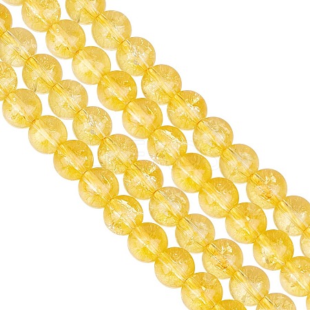 2 Strands Synthetic Citrine Beads Strands G-GO0001-26B-1