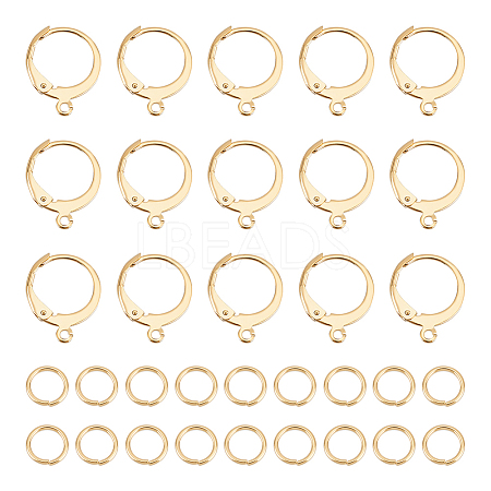 Unicraftale 40Pcs 304 Stainless Steel Leverback Earring Findings STAS-UN0041-83-1