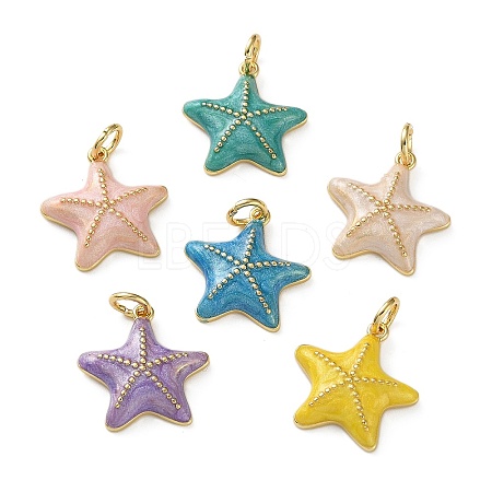 Ocean Brass Pendants KK-D221-21G-01-1