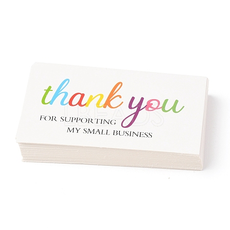 Thank You for Supporting My Small Business Card X-DIY-L051-013D-1